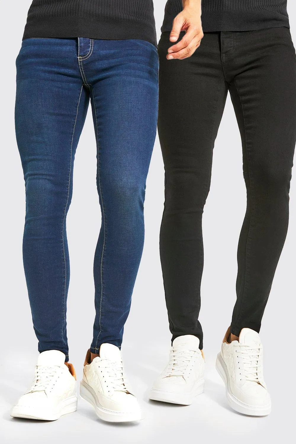 2 Pack Super Skinny Jeans