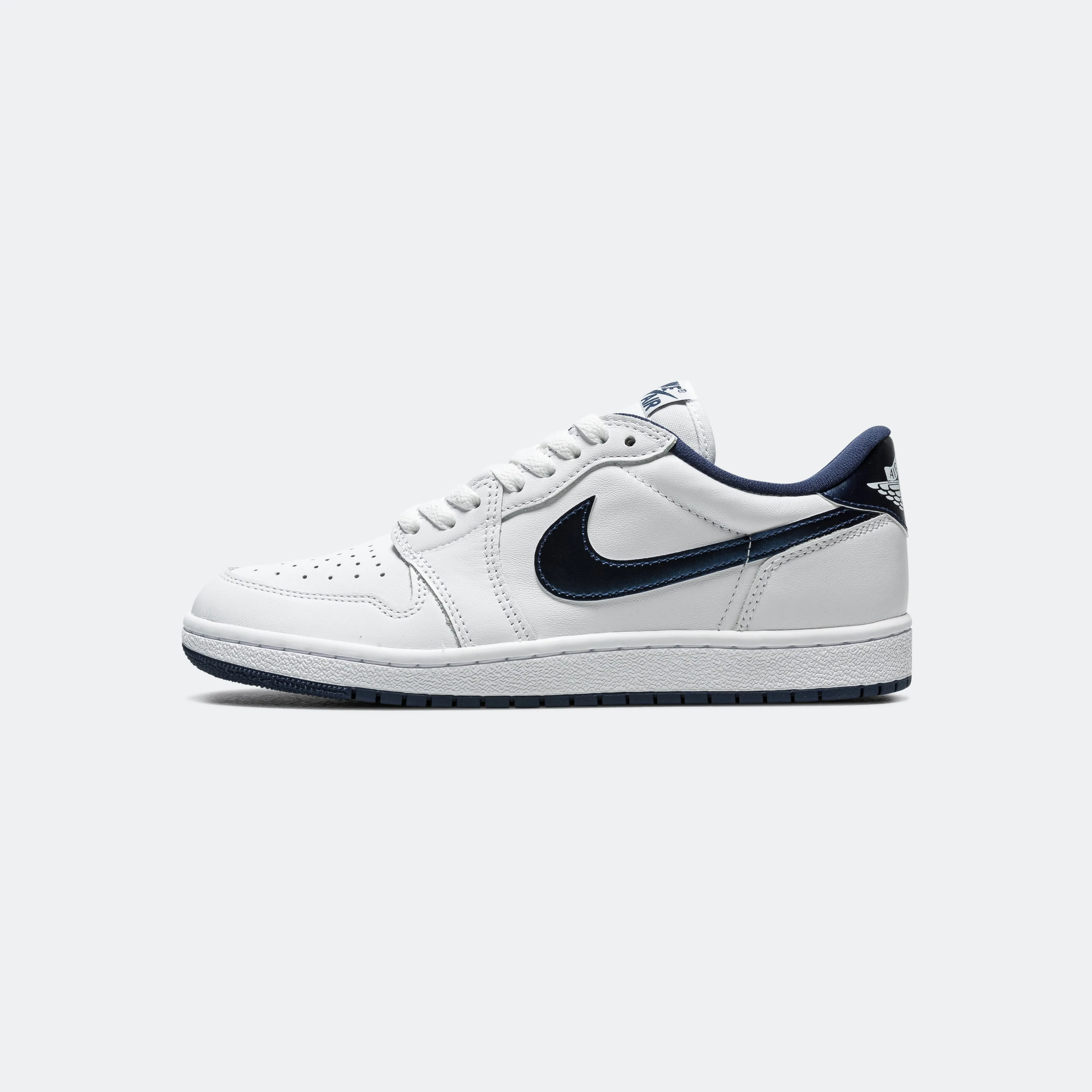 Air Jordan 1 Low 85 - White/Metallic Navy