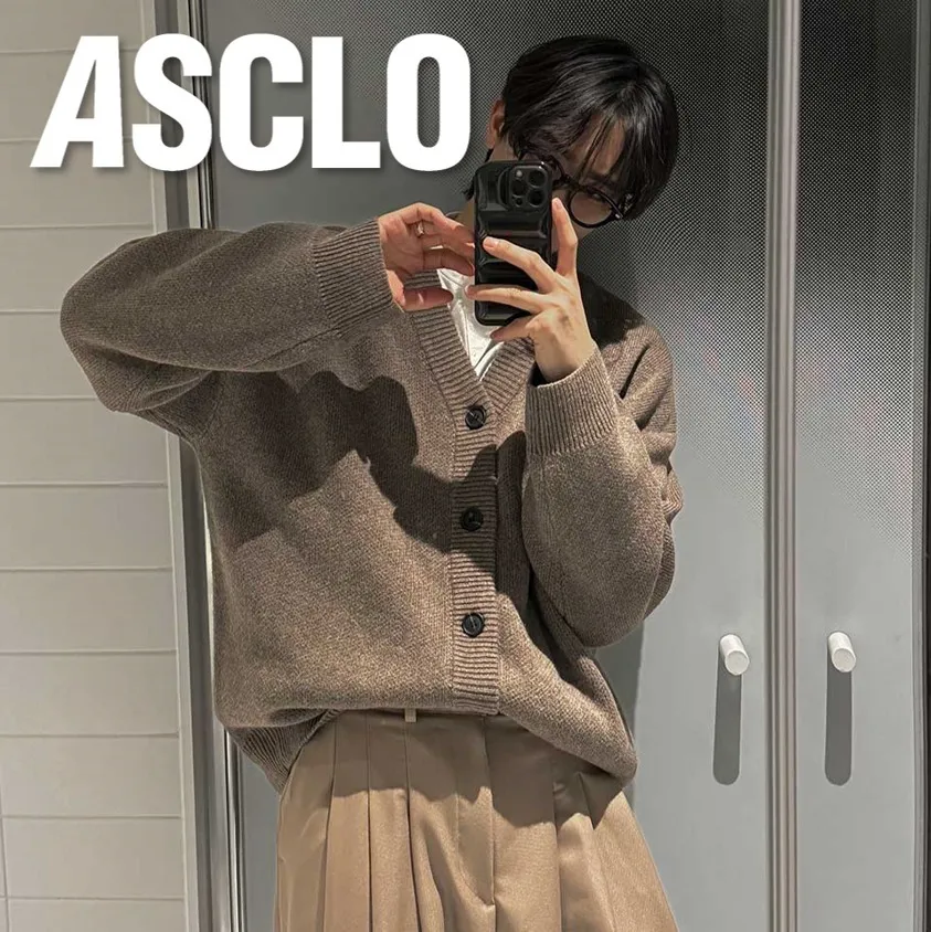 ASCLO  |Casual Style Unisex Street Style Long Sleeves Plain