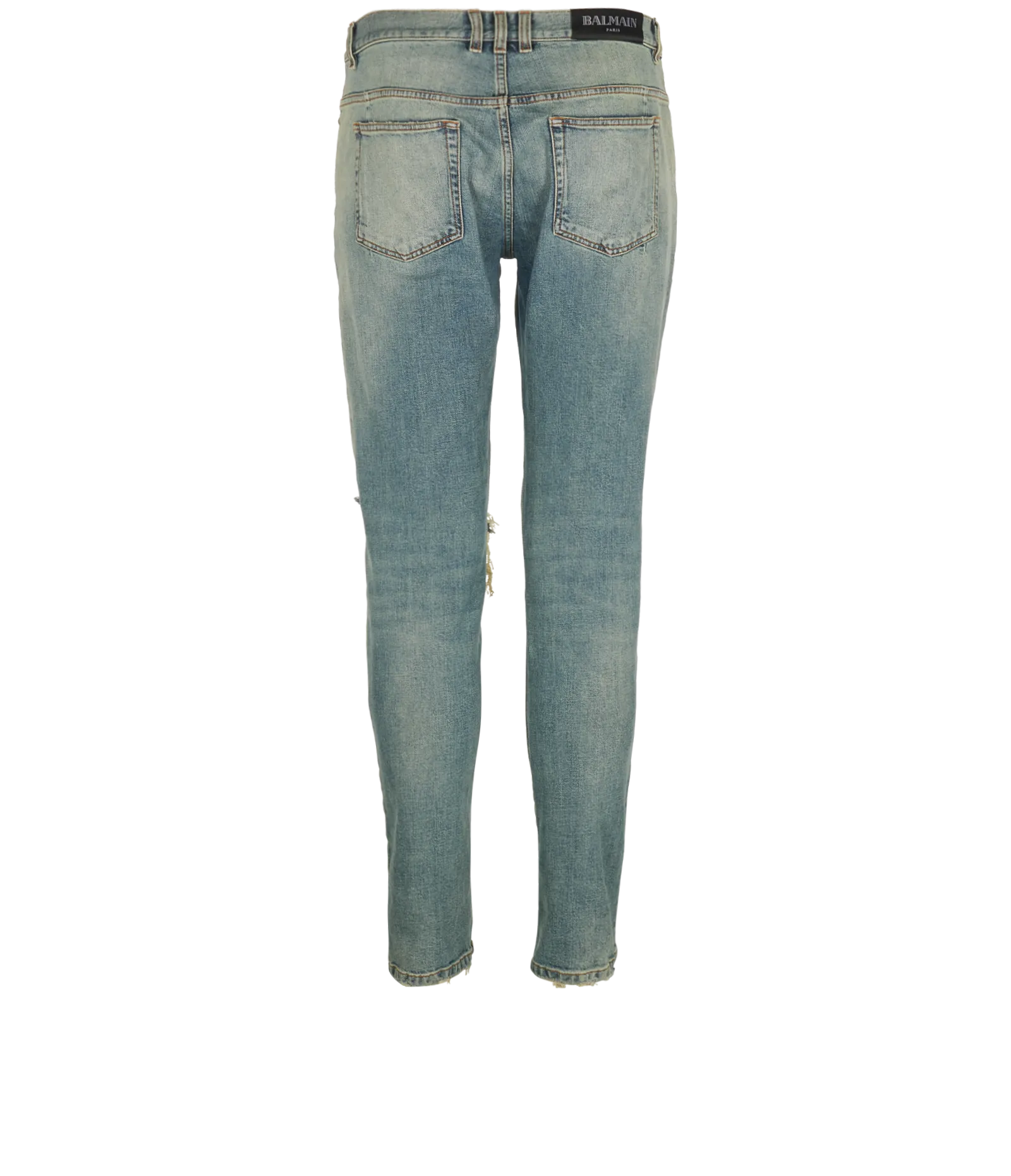 Balmain Tapered Ripped Jeans