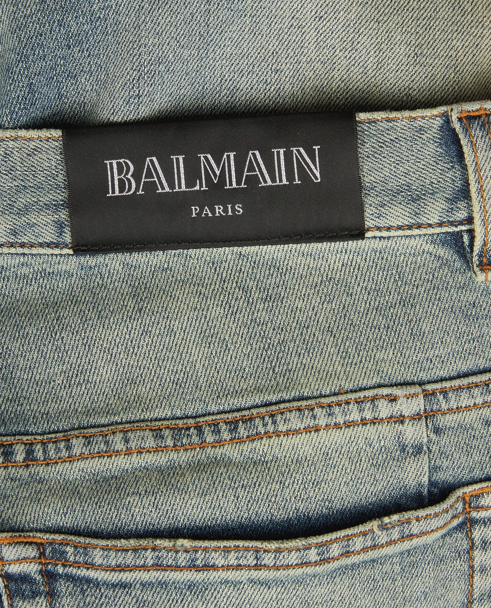 Balmain Tapered Ripped Jeans