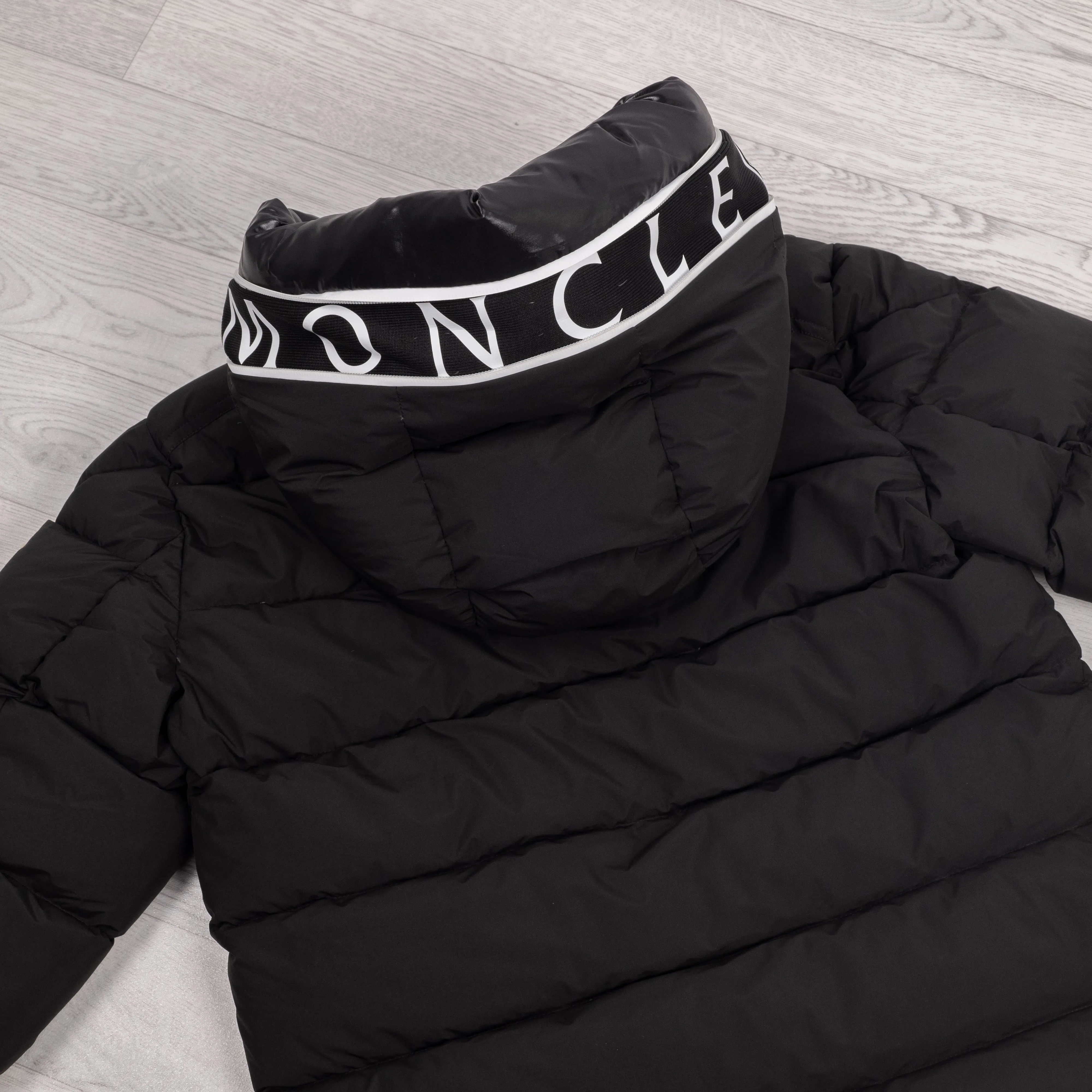 Black Cardere Concealed Logo Jacket