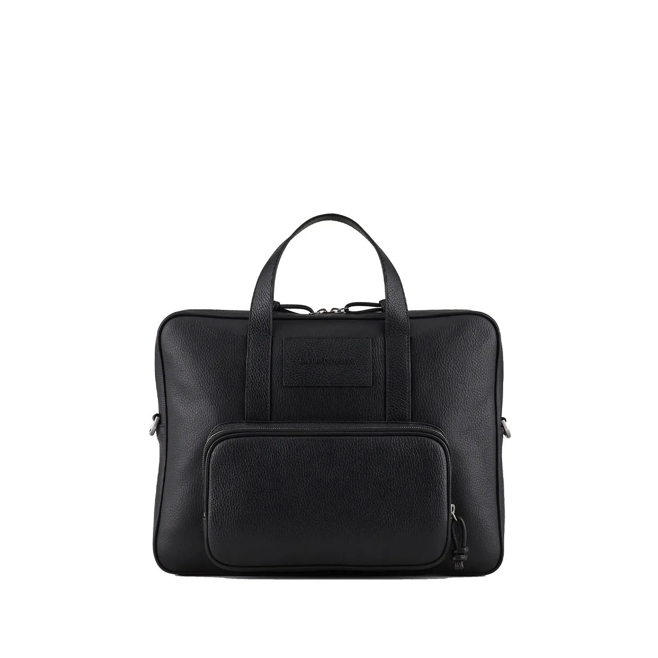 BORSA BRIEFCASE IN PELLE Uomo Nero