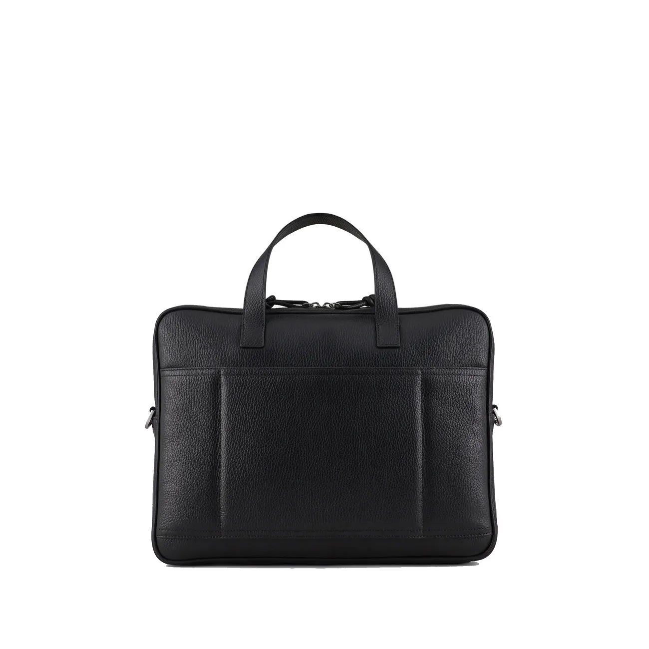 BORSA BRIEFCASE IN PELLE Uomo Nero