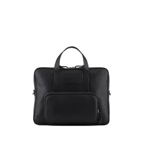 BORSA BRIEFCASE IN PELLE Uomo Nero