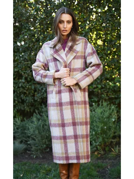 Bryce Plaid Coat