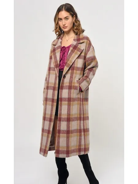 Bryce Plaid Coat