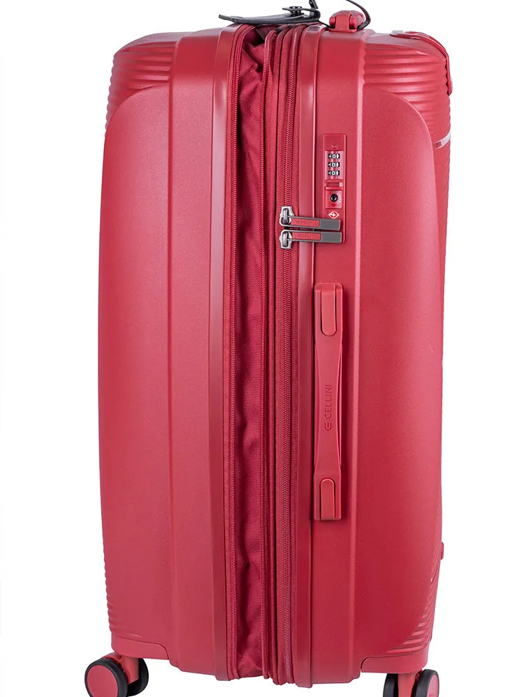 Cellini Qwest Trolley Case Red