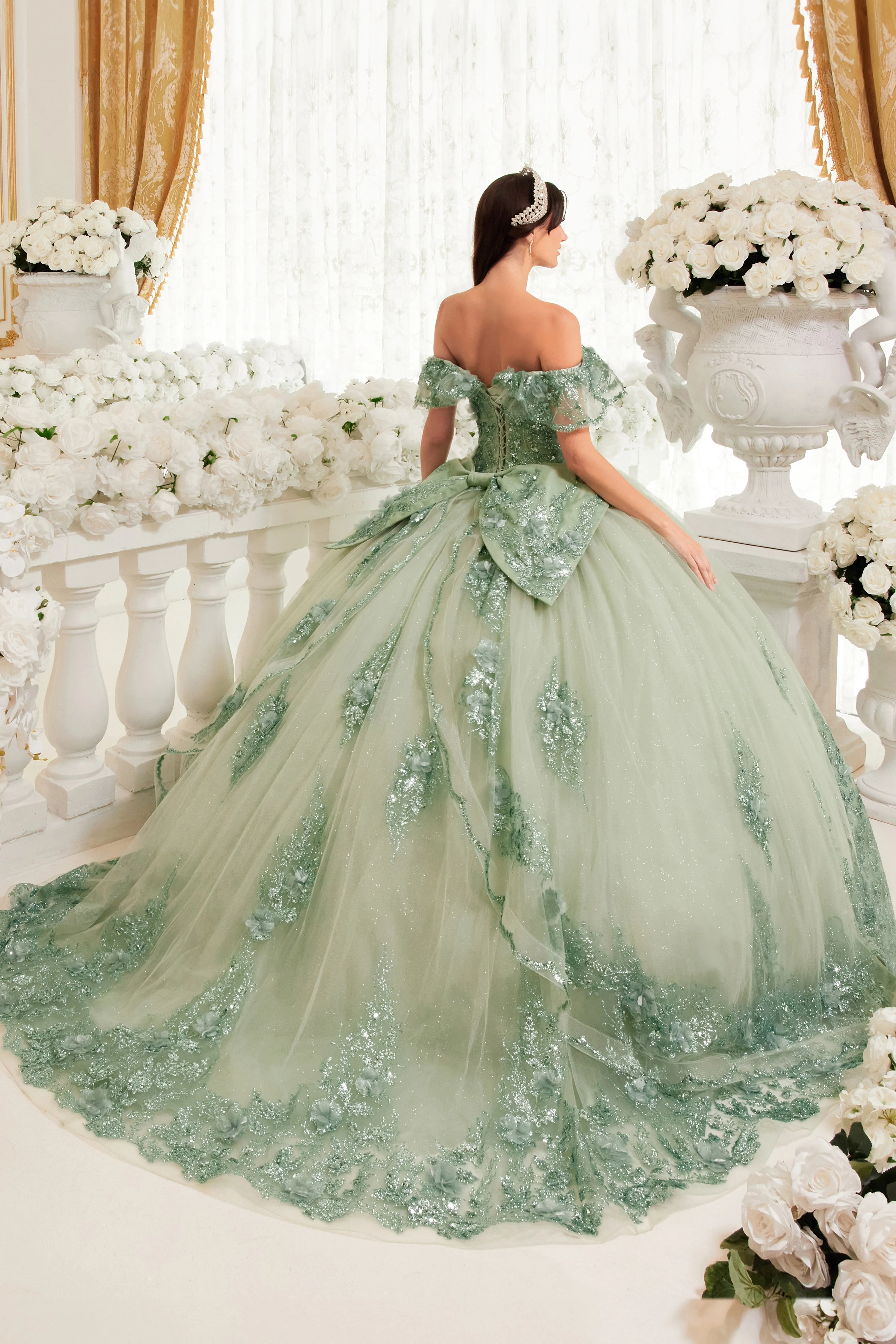 Cinderella Divine 15701 Long Ball Gown Quinceanera Dresses