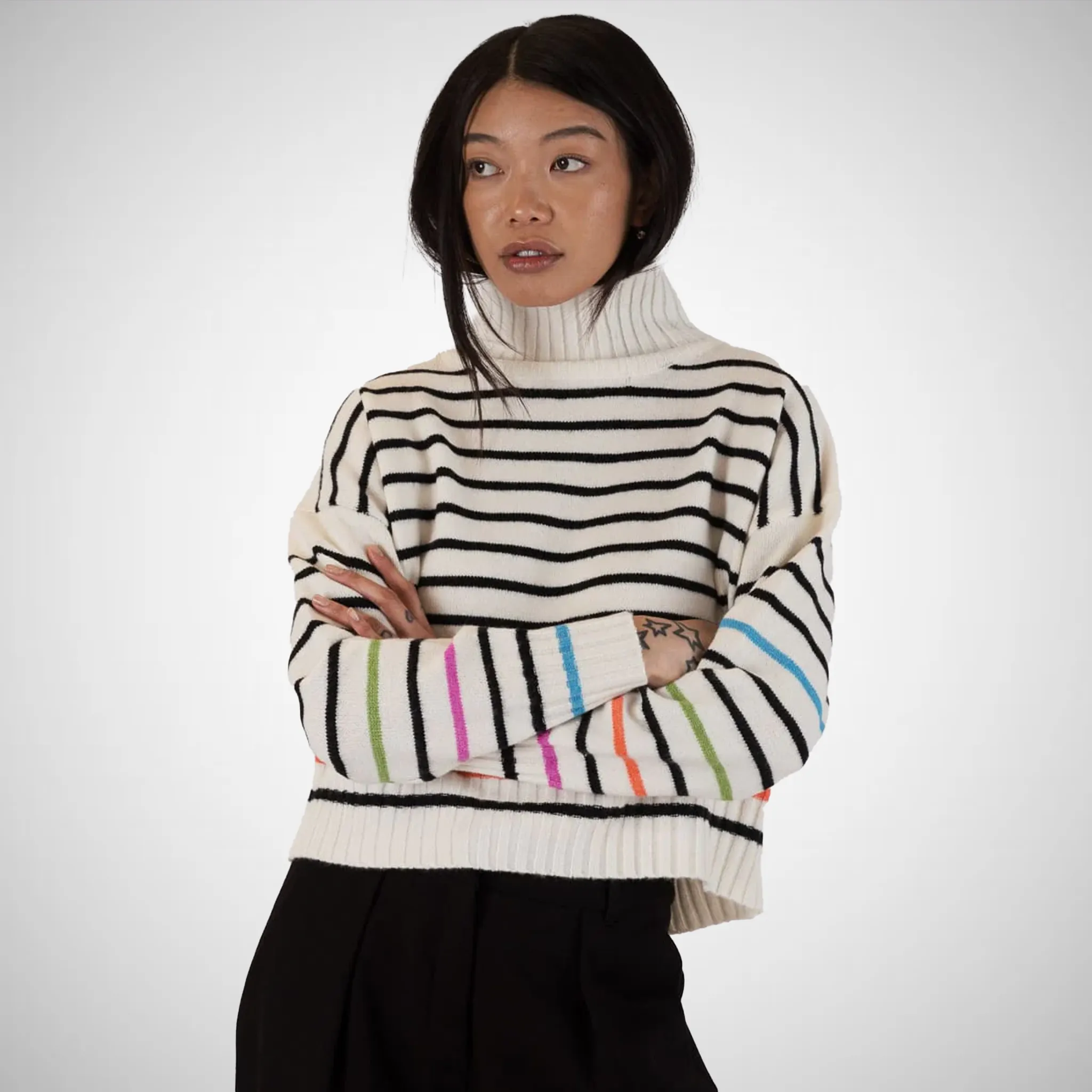 Curtis Striped Sweater