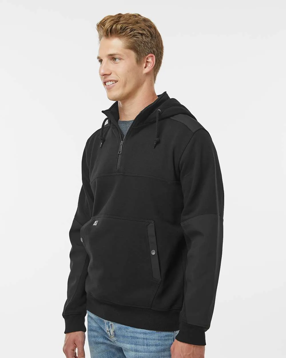 Custom Embroidery - DRI DUCK - Mission Quarter-Zip Hooded Pullover - 7349