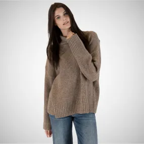 Eco Mock Neck Long Sweater