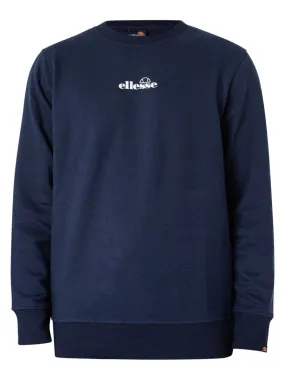 Ellesse Kiamto Crew Neck Sweatshirts Navy