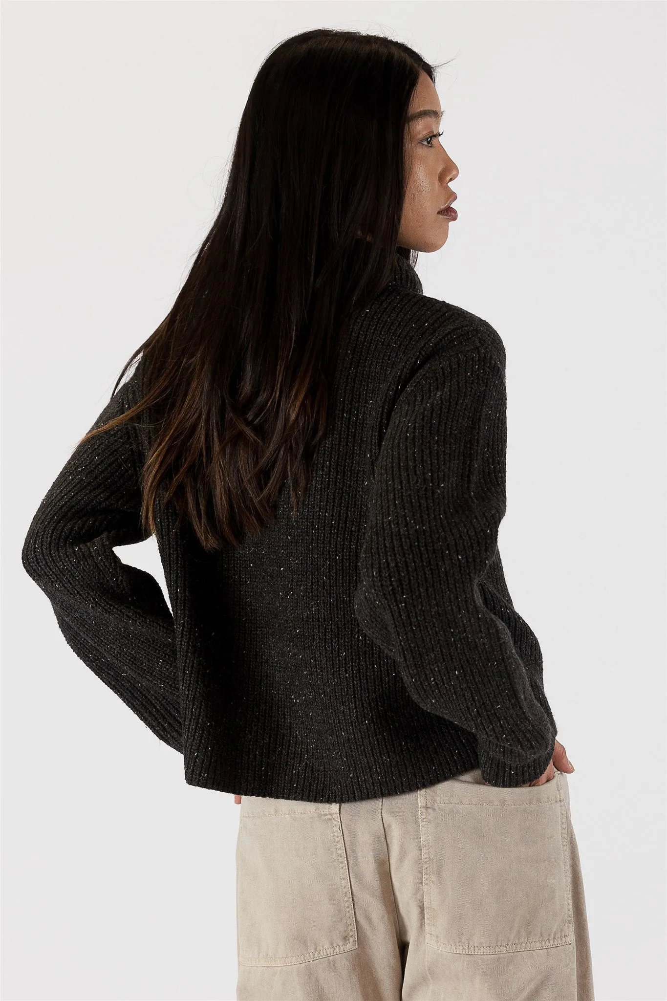 Fleck Turtleneck Sweater