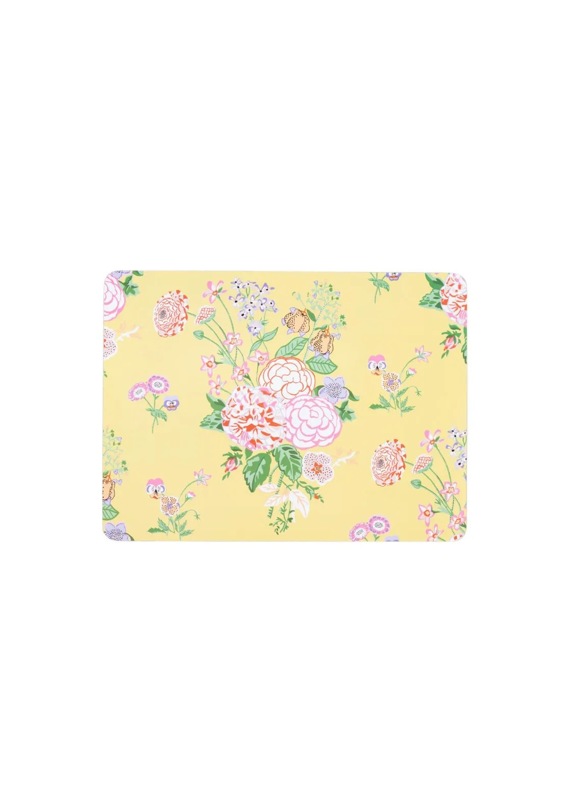 Floral Fields 4 Pack Cork Back Table Mat