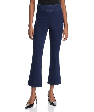 Frame 7 For All Mankind Jetset Cropped Mini Bootcut Jeans in Keller