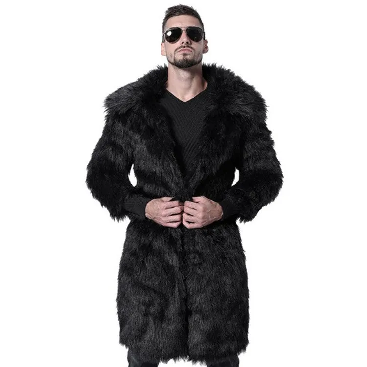 Fur Large Size Coat Trench Coat