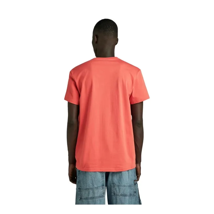 G-STAR Base D16411336 T-shirt Base In Cotone Uomo Rosso