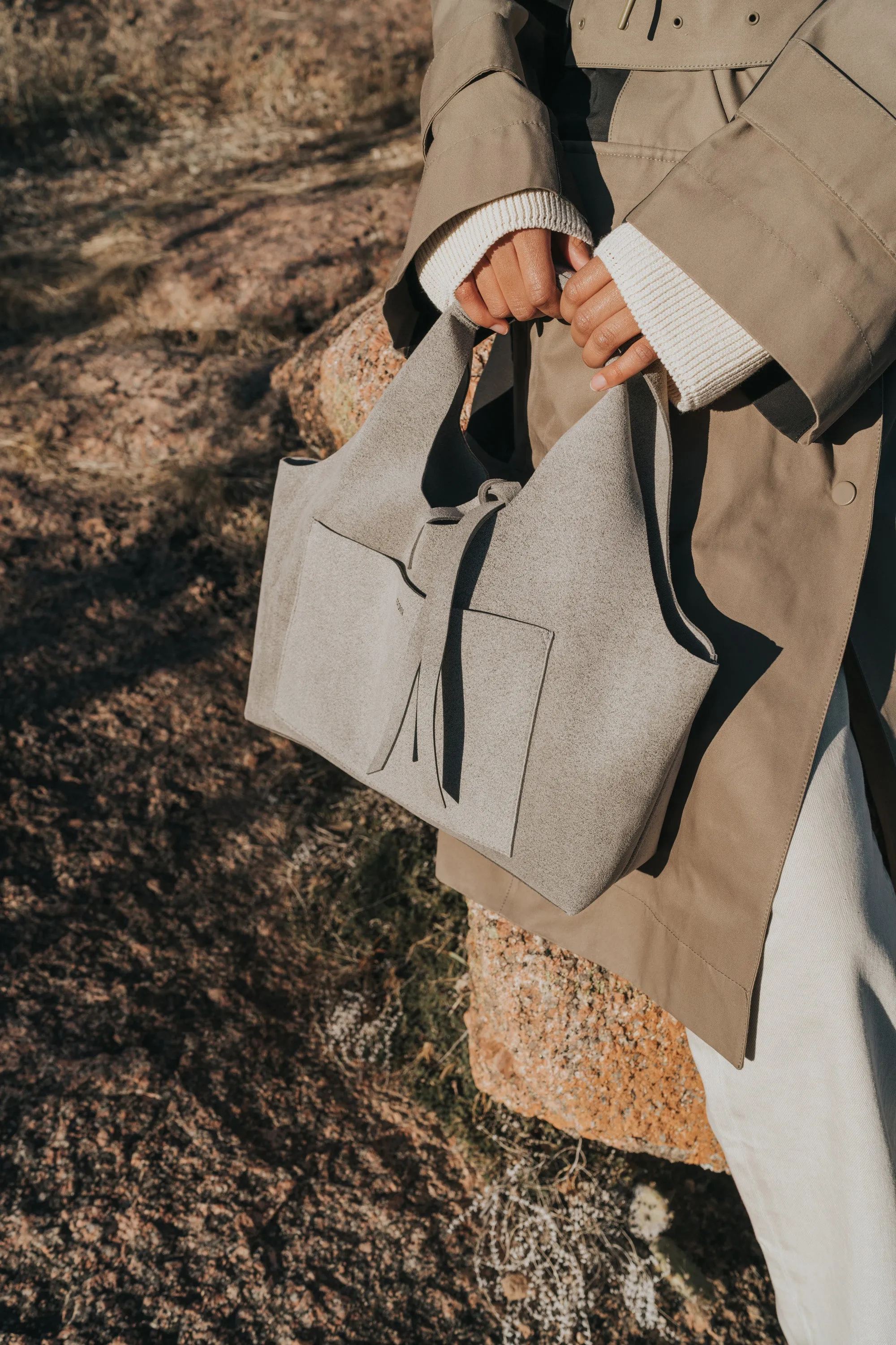 Grey Tote