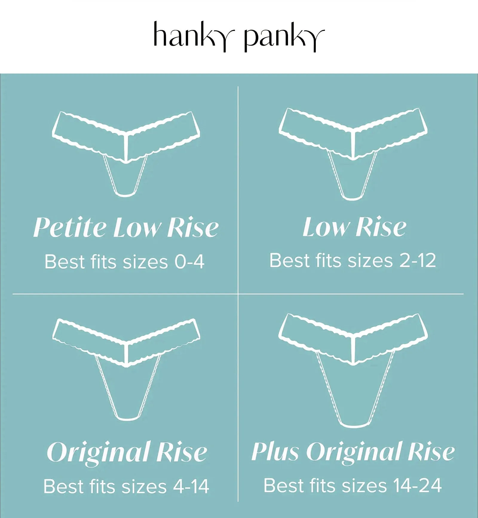 Hanky Panky 3-PACK Original Rise Cotton Thong (89183PK) - Flower Crown