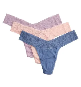 Hanky Panky 3-PACK Original Rise Cotton Thong (89183PK) - Holiday23 FCMB