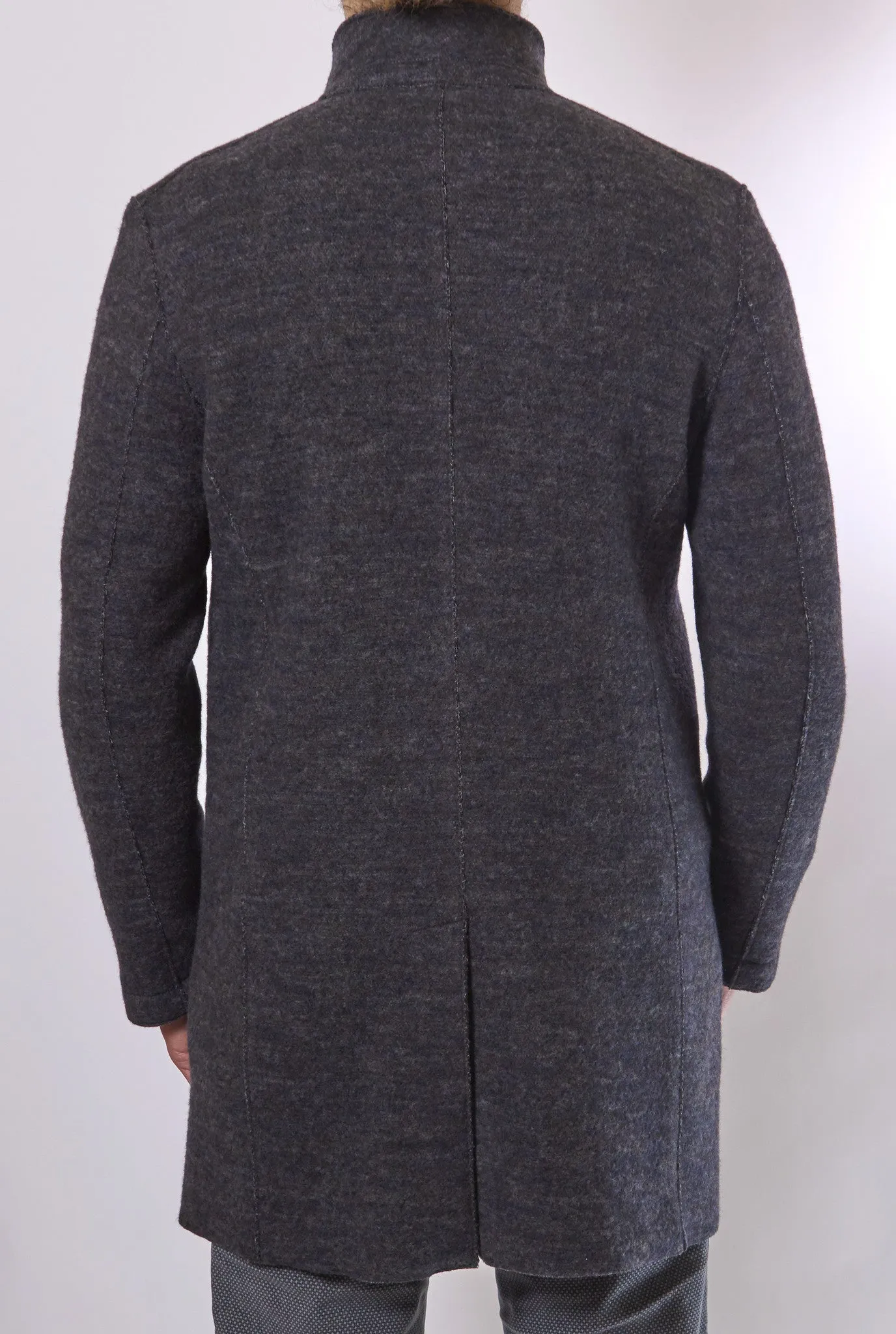 HARRIS WHARF KNIT 3 BUTTON SWEATER JACKET