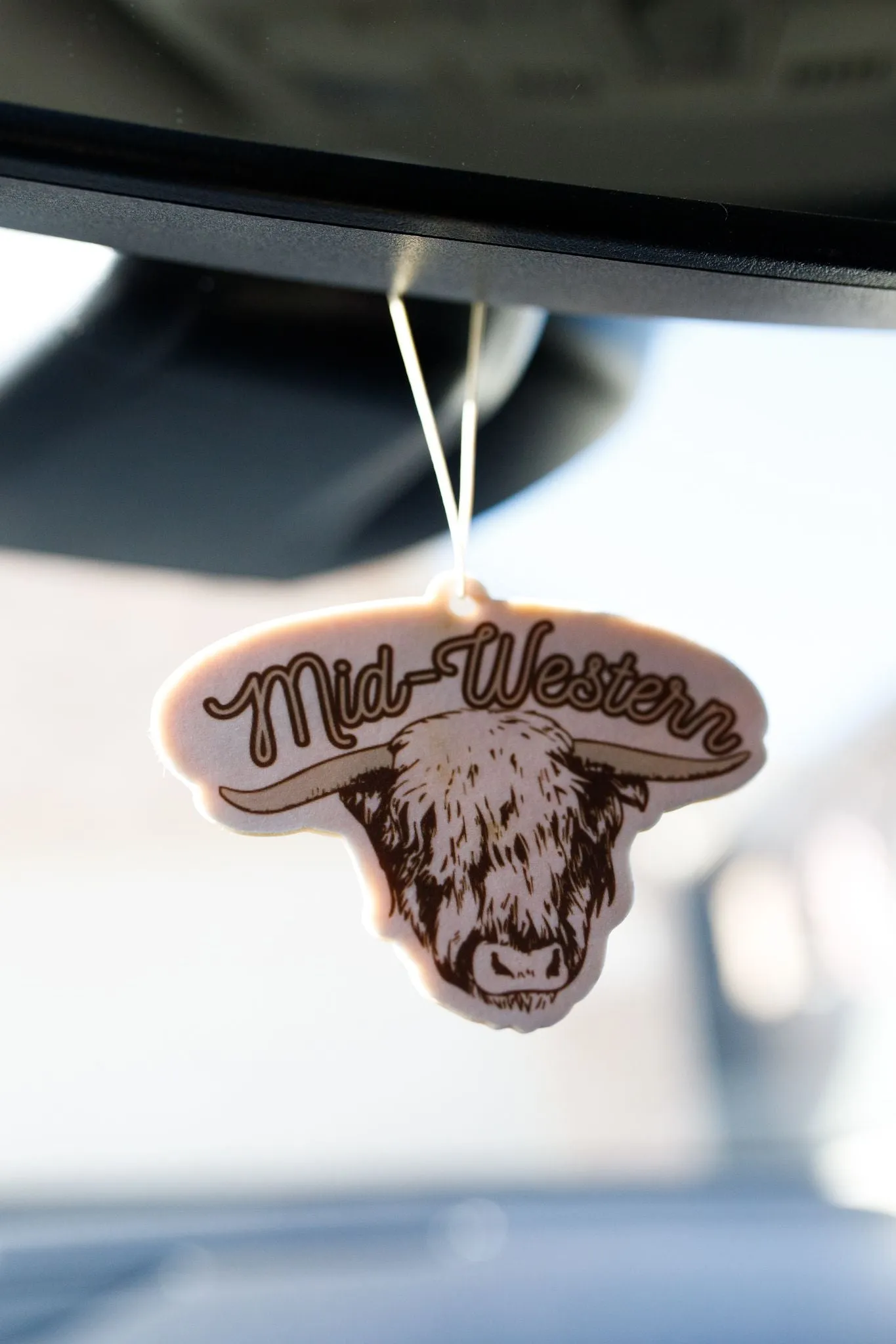 Highland Cow MidWestern Air Freshener