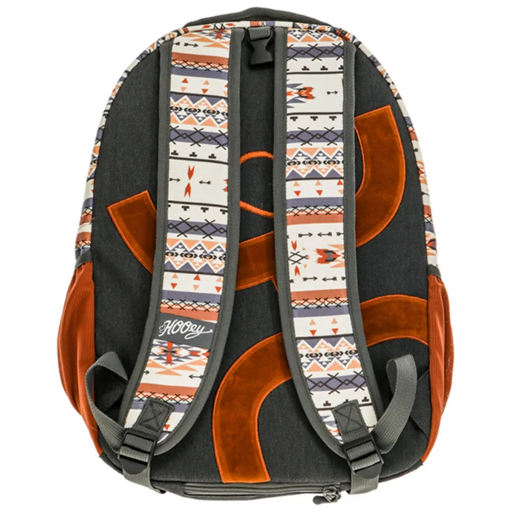 Hooey Cream and Rust Aztec Backpack