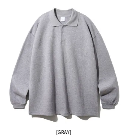 Jemut  |[JEMUT]★CHEF COLLAR LONG T-SHIRT