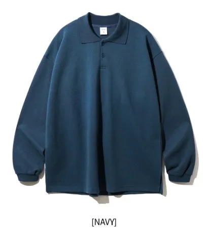 Jemut  |[JEMUT]★CHEF COLLAR LONG T-SHIRT