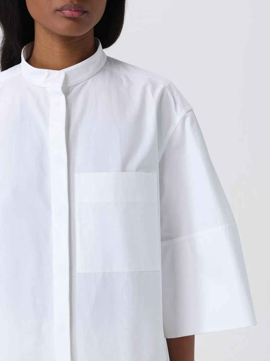 Jil Sander  |Casual Style Street Style Cropped Plain Cotton Office Style