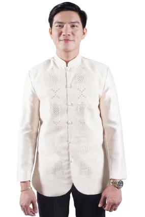 Jusilyn Satin Premium Barong Tagalog Coat - Amante -MR59