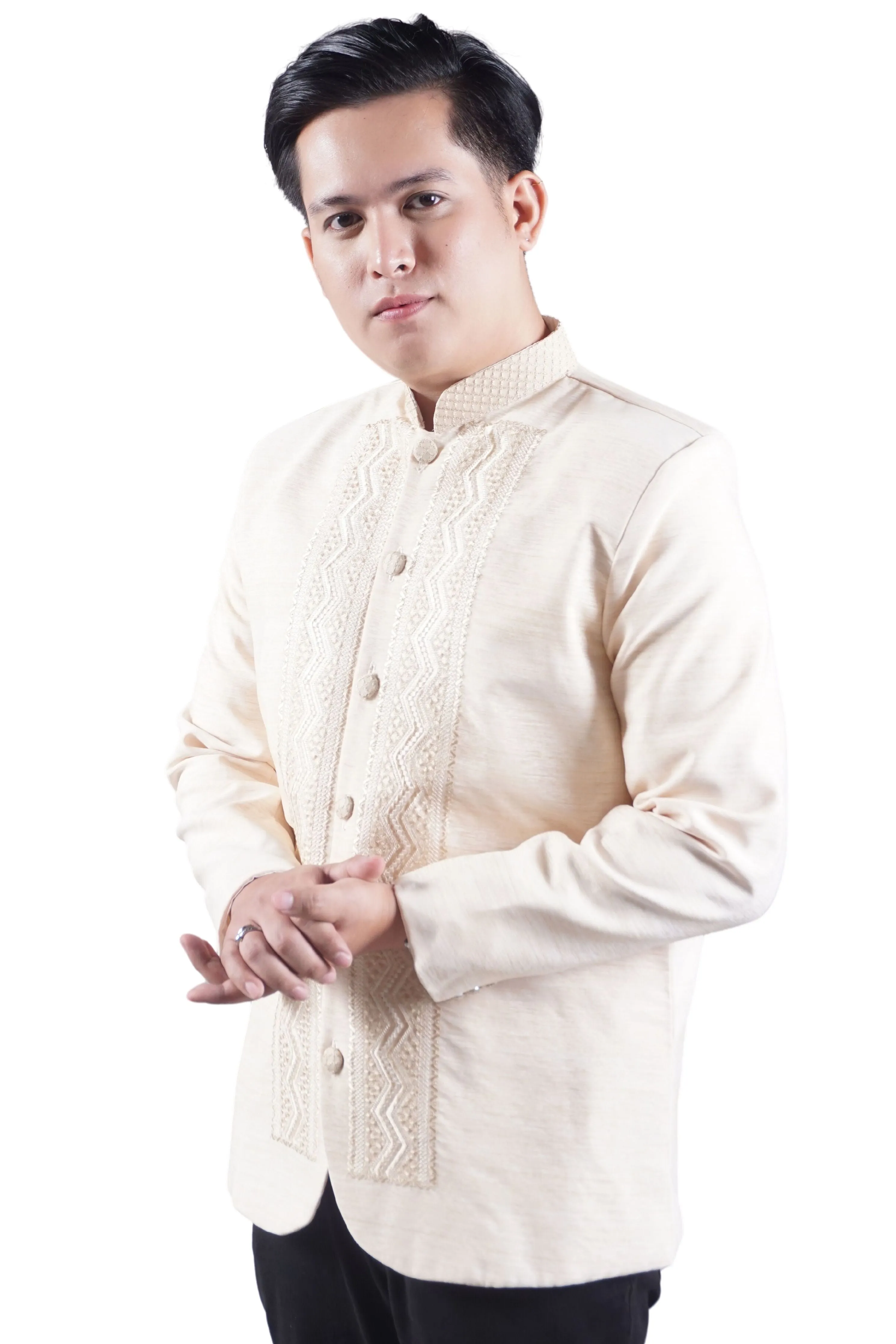 Jusilyn Satin Premium Barong Tagalog Coat - Ian - MR159