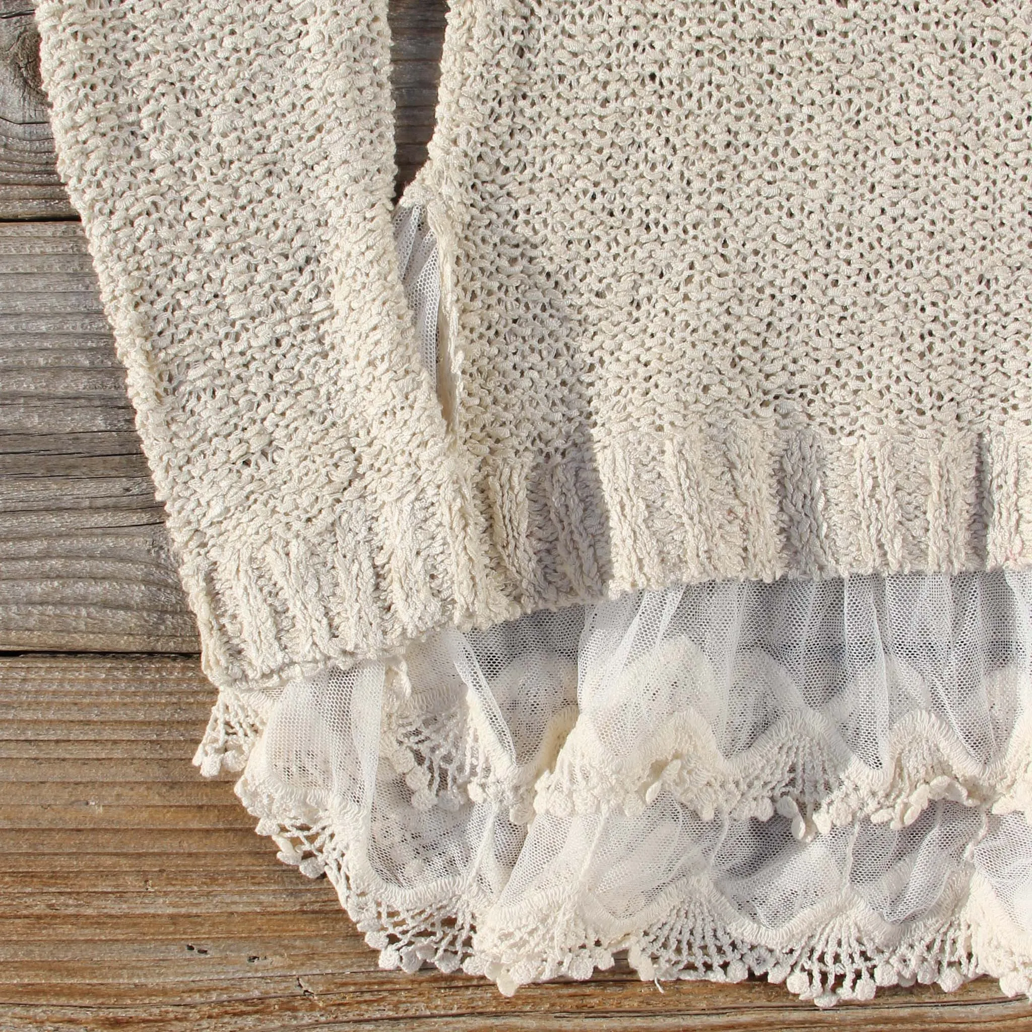 Lake Chelan Lace Sweater in Haze