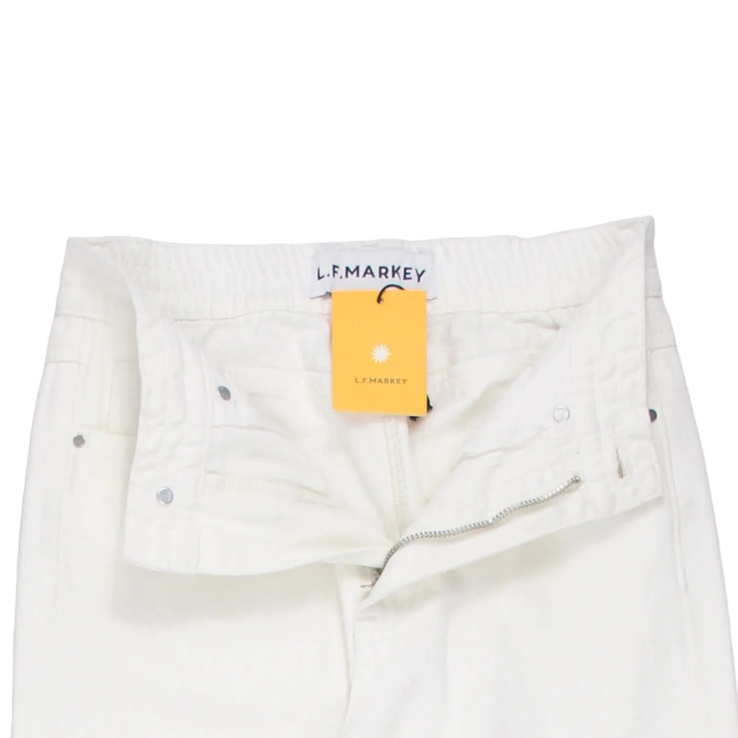 L.F. Markey Ivory Jonny Elasticated Jeans