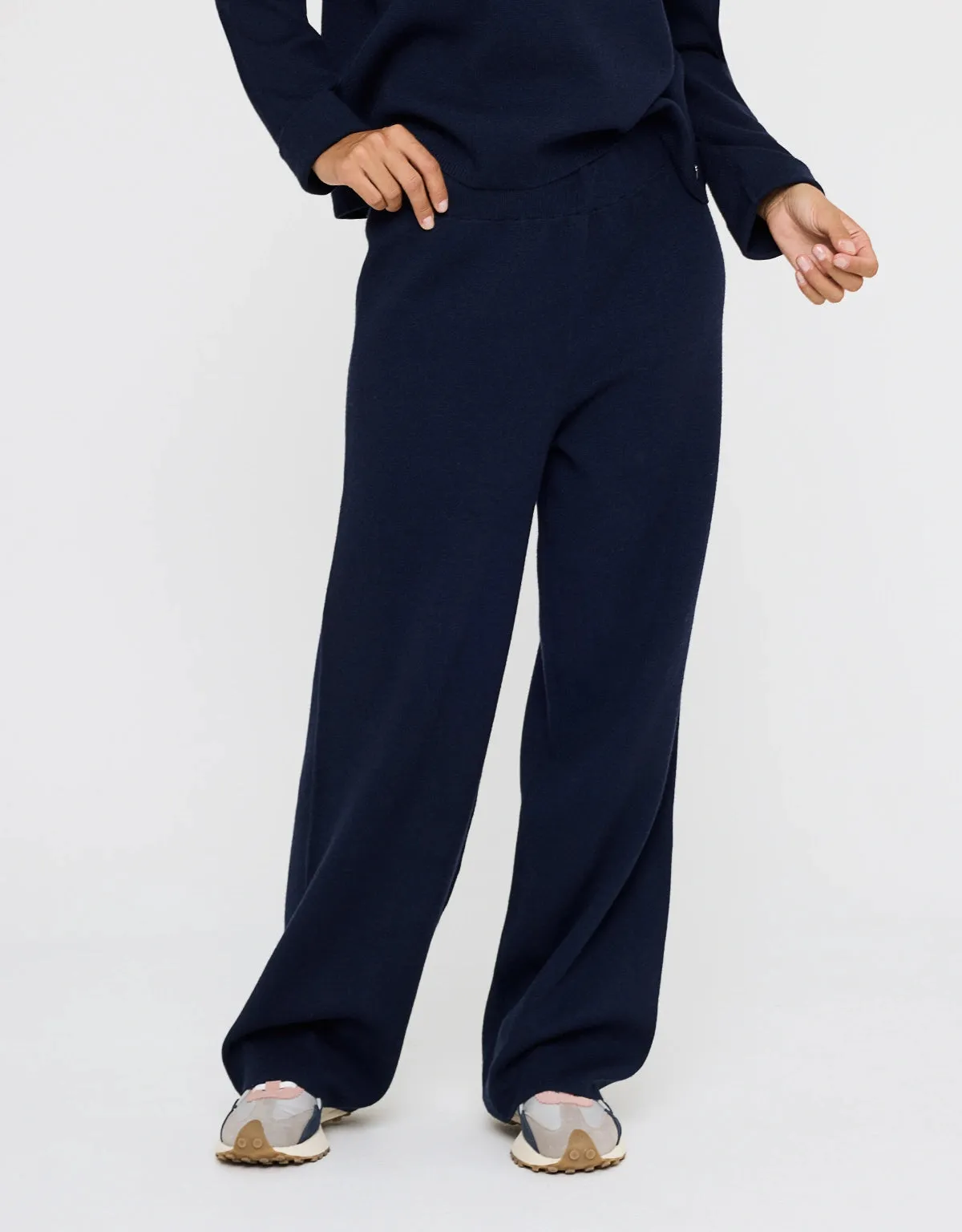 Long Trousers Navy Blue - Yamiki