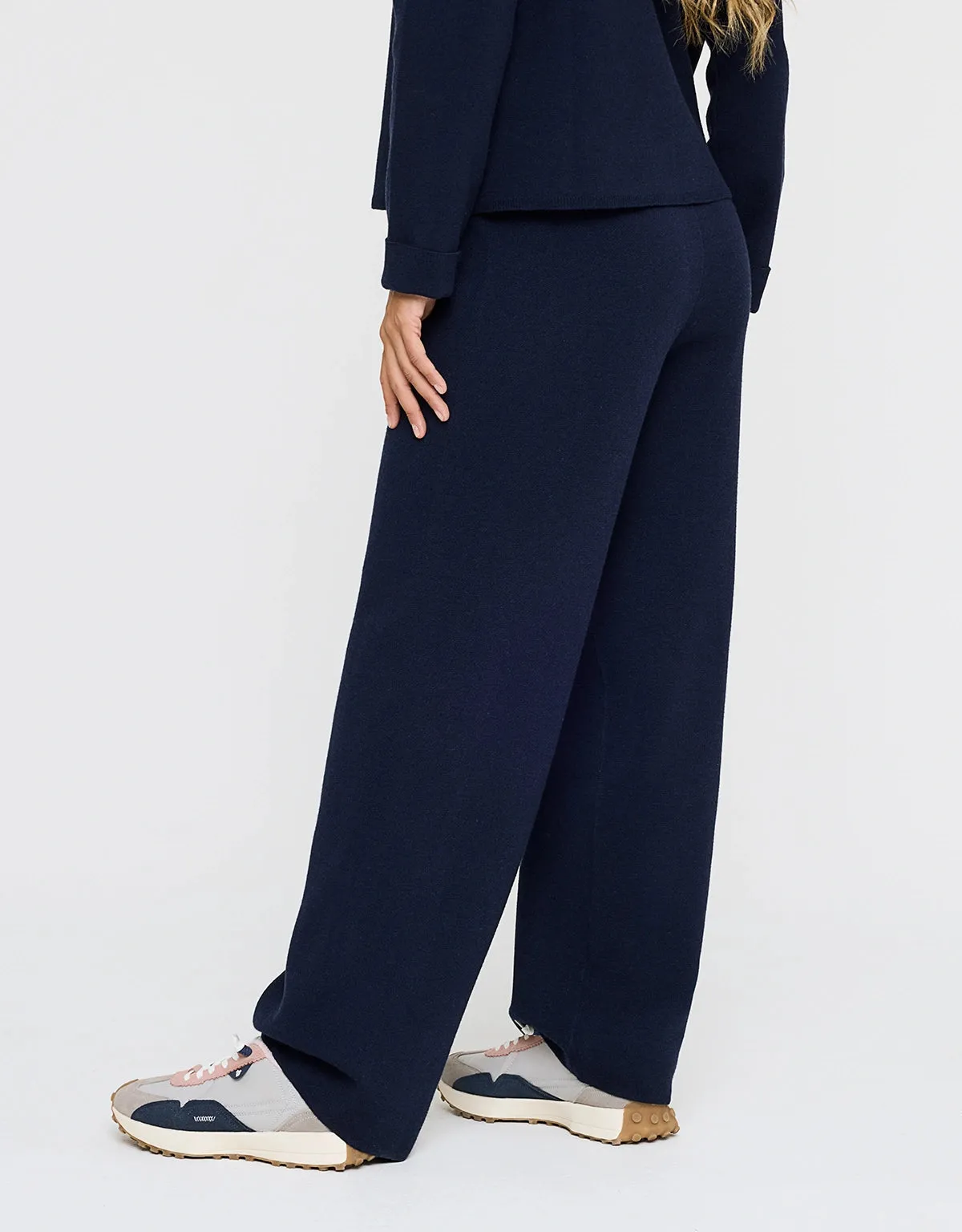 Long Trousers Navy Blue - Yamiki