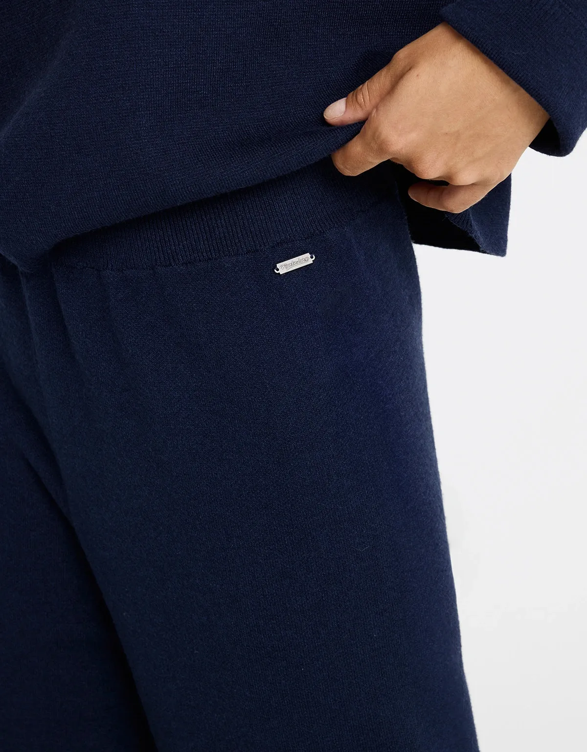 Long Trousers Navy Blue - Yamiki