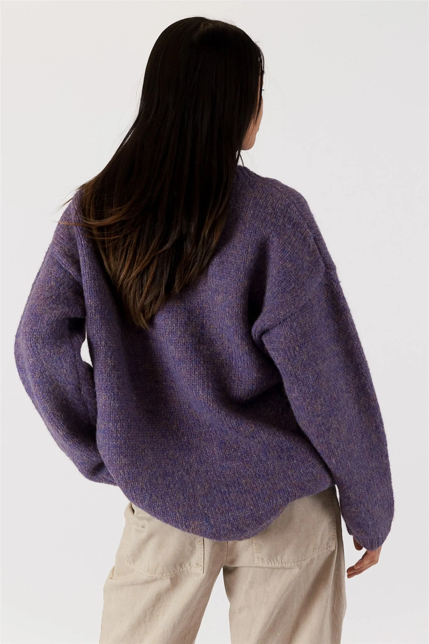 Marl V-Neck Sweater