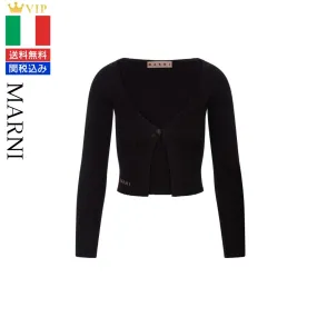 MARNI  |Casual Style Plain Formal Style  Logo Cardigans