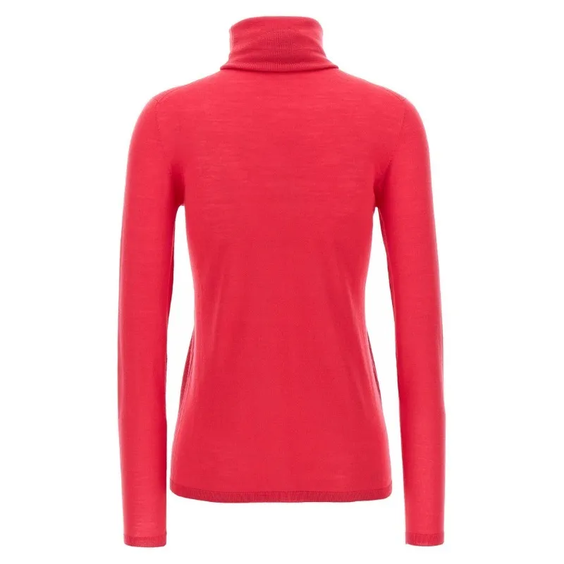 MaxMara  |Casual Style Wool Long Sleeves Plain High-Neck Office Style