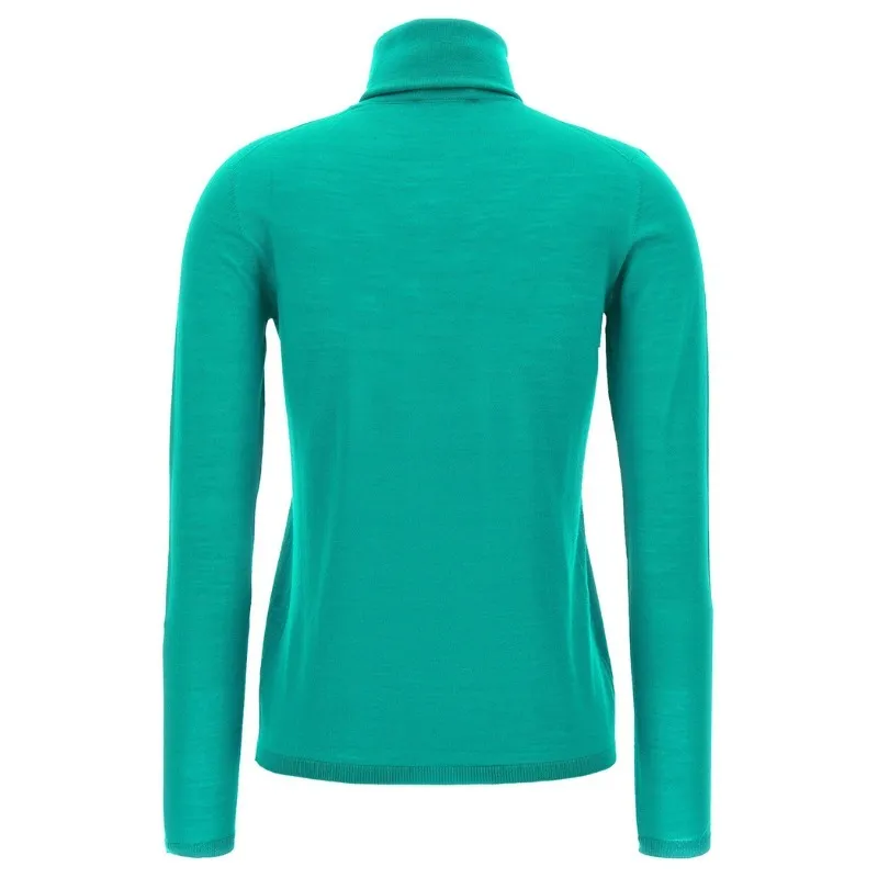 MaxMara  |Casual Style Wool Long Sleeves Plain High-Neck Office Style