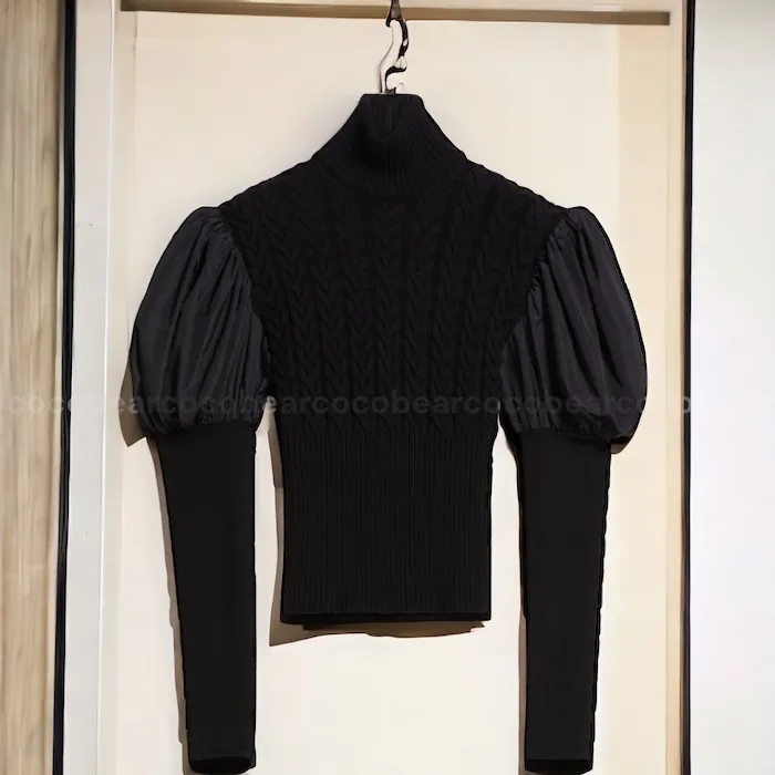 MaxMara  |Casual Style Wool Silk Long Sleeves Plain Elegant Style