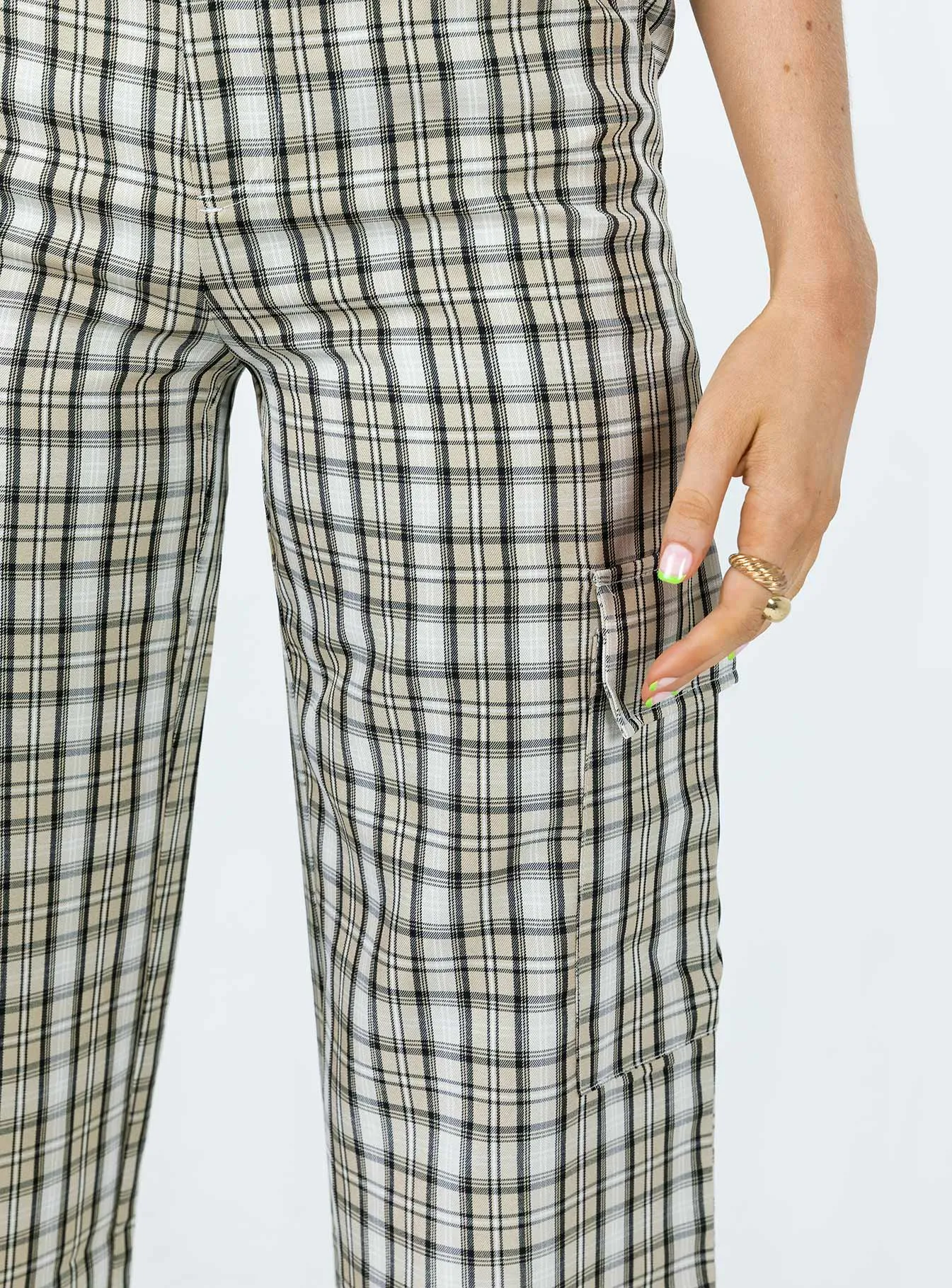 Mckay Check Cargo Pants Multi