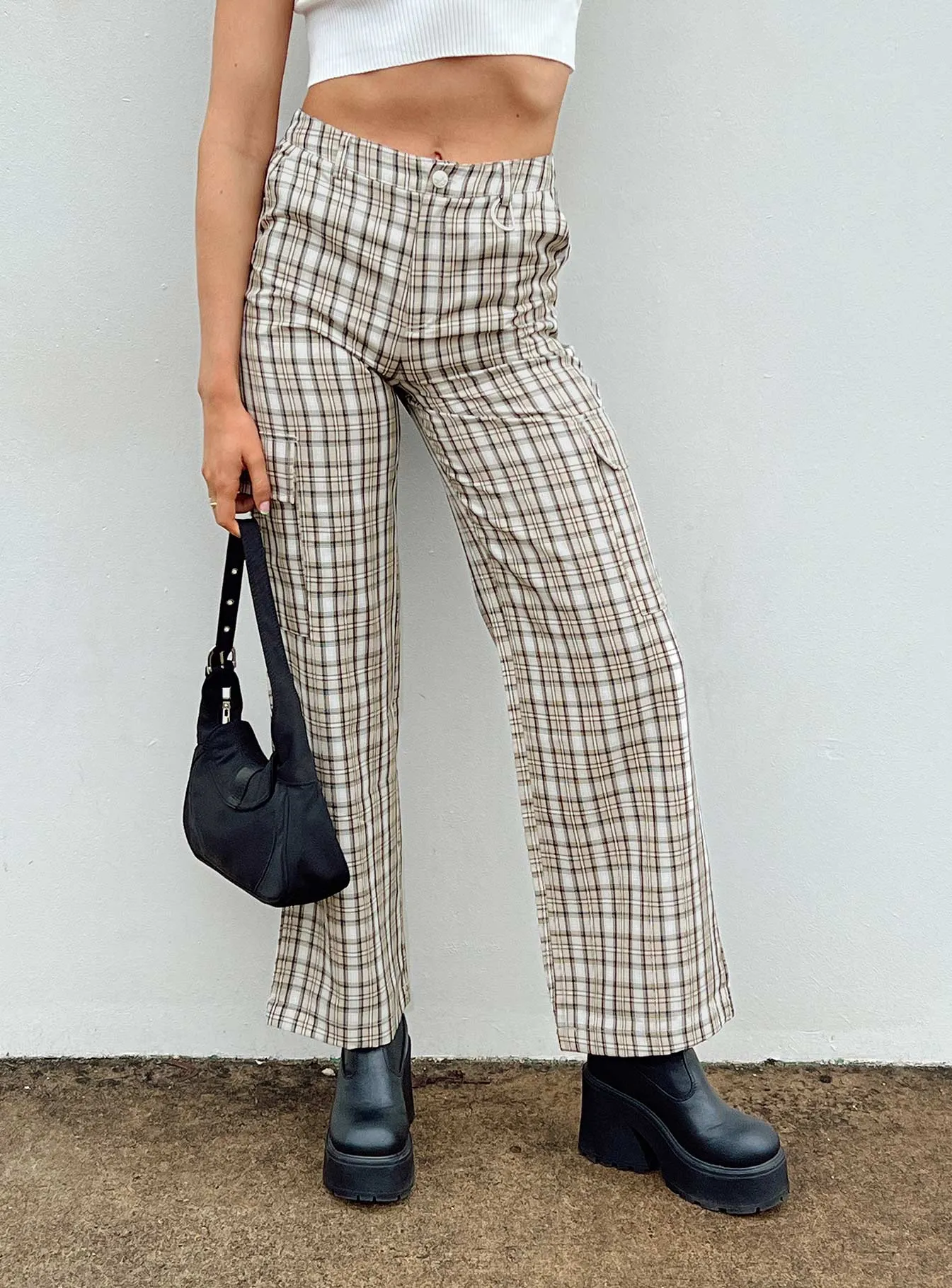 Mckay Check Cargo Pants Multi