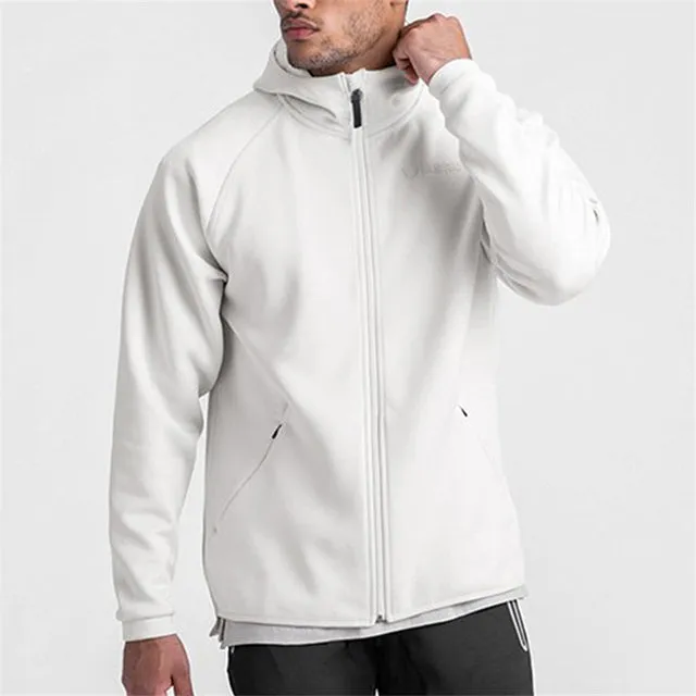 Men's Fitness Sport Zippered Hoodies