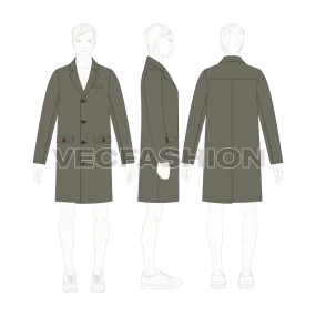 Mens Woolen Coat