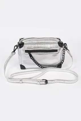 Metallic Chain Sports Bag