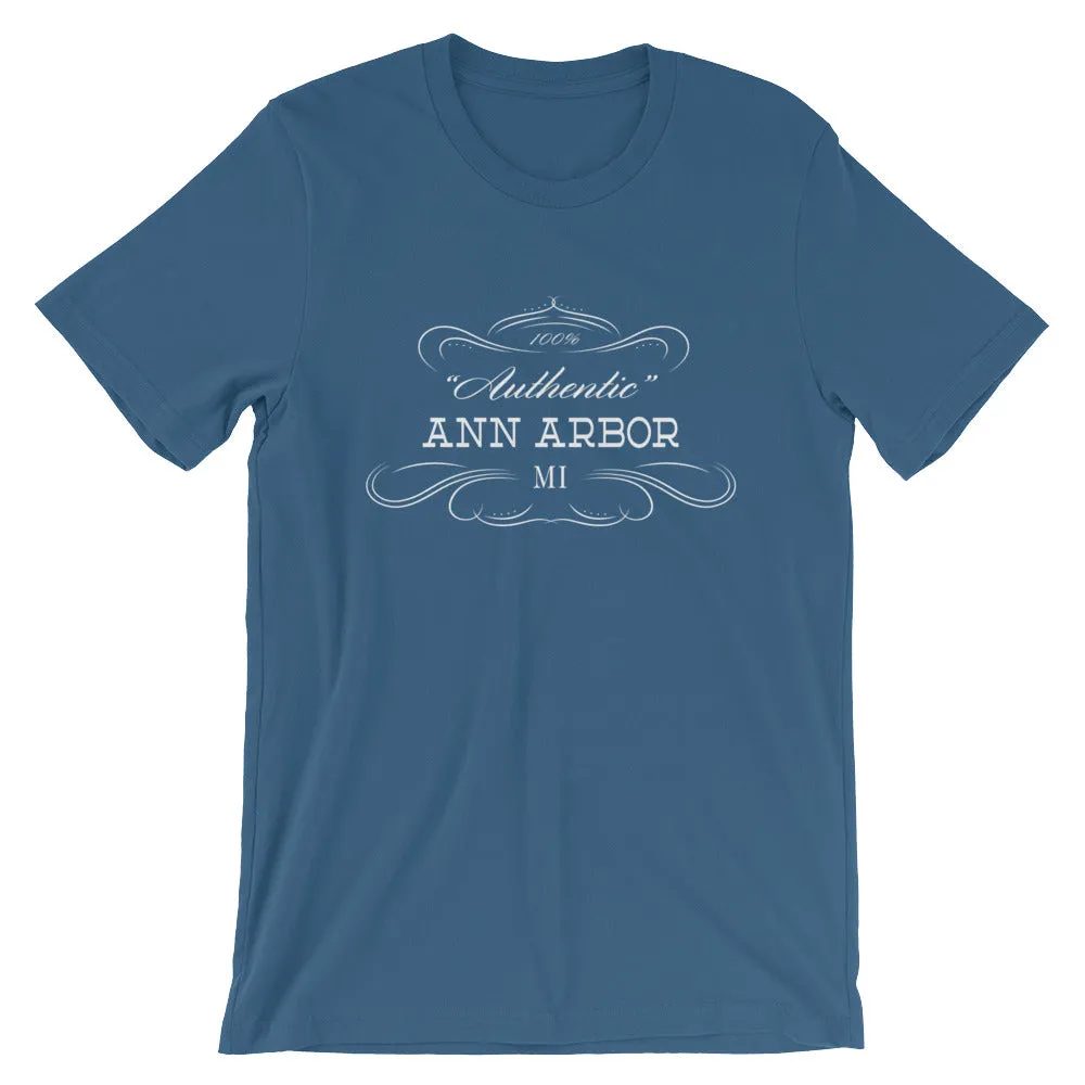 Michigan - Ann Arbor MI - Short-Sleeve Unisex T-Shirt - Authentic