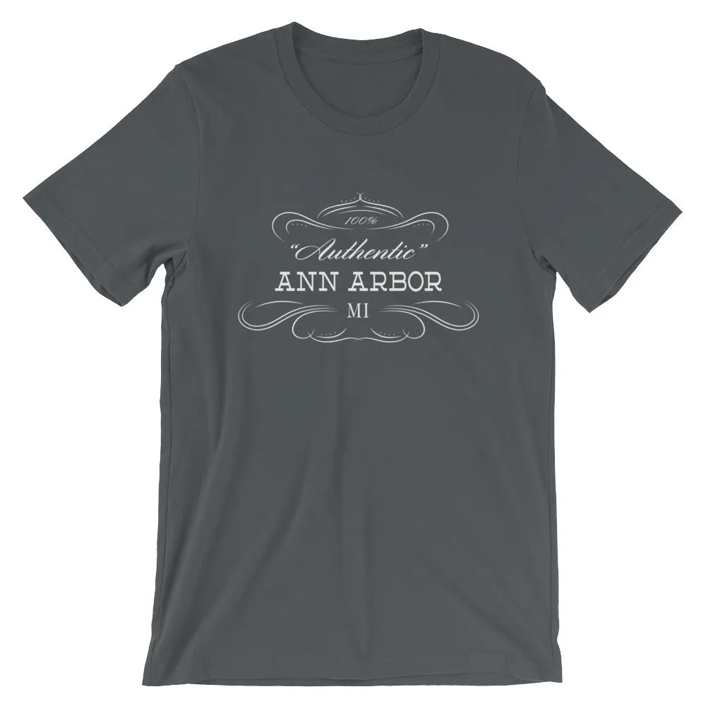 Michigan - Ann Arbor MI - Short-Sleeve Unisex T-Shirt - Authentic